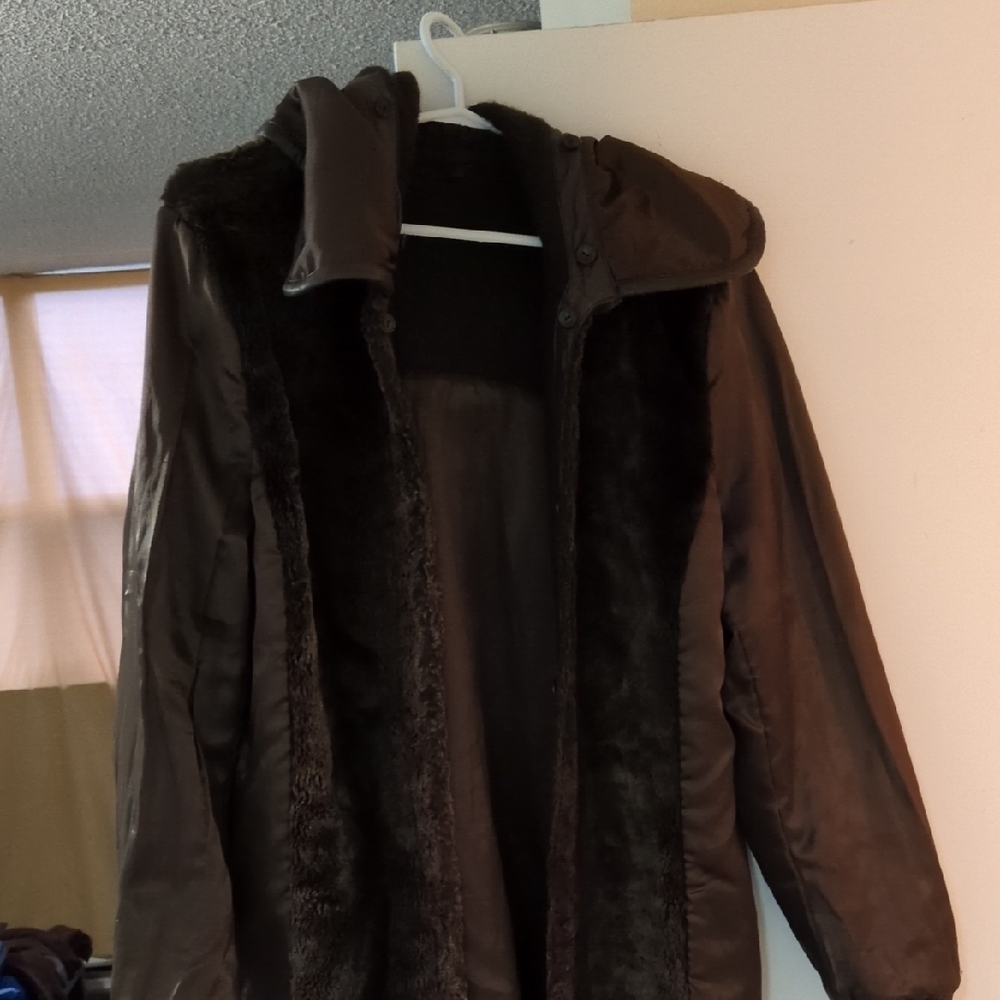 Elegant Dark Brown PeaCoat